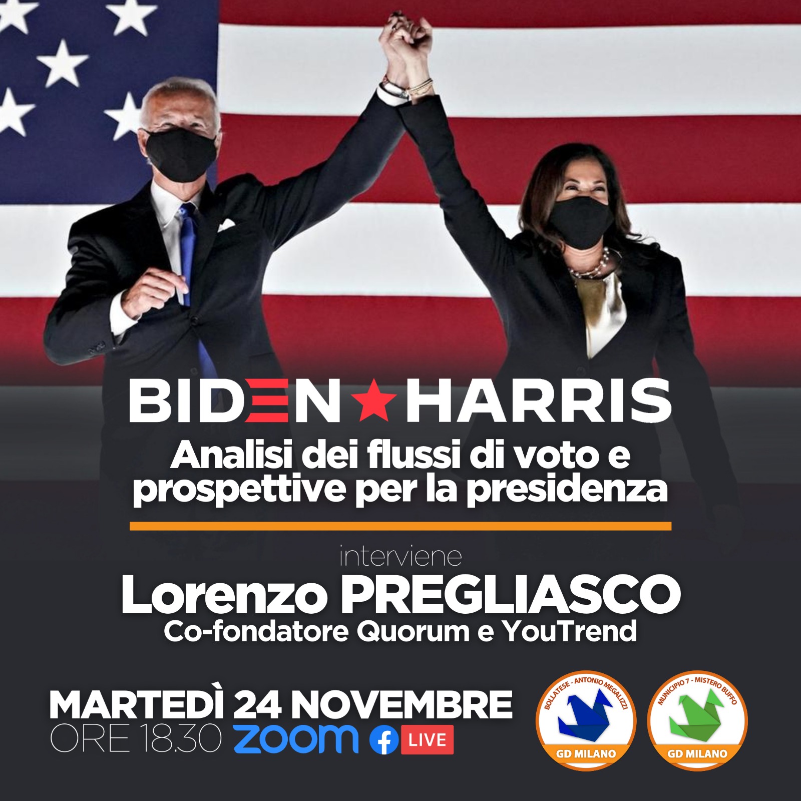 Biden-Harris: Analisi dei flussi di voto e prospettive per la presidenza