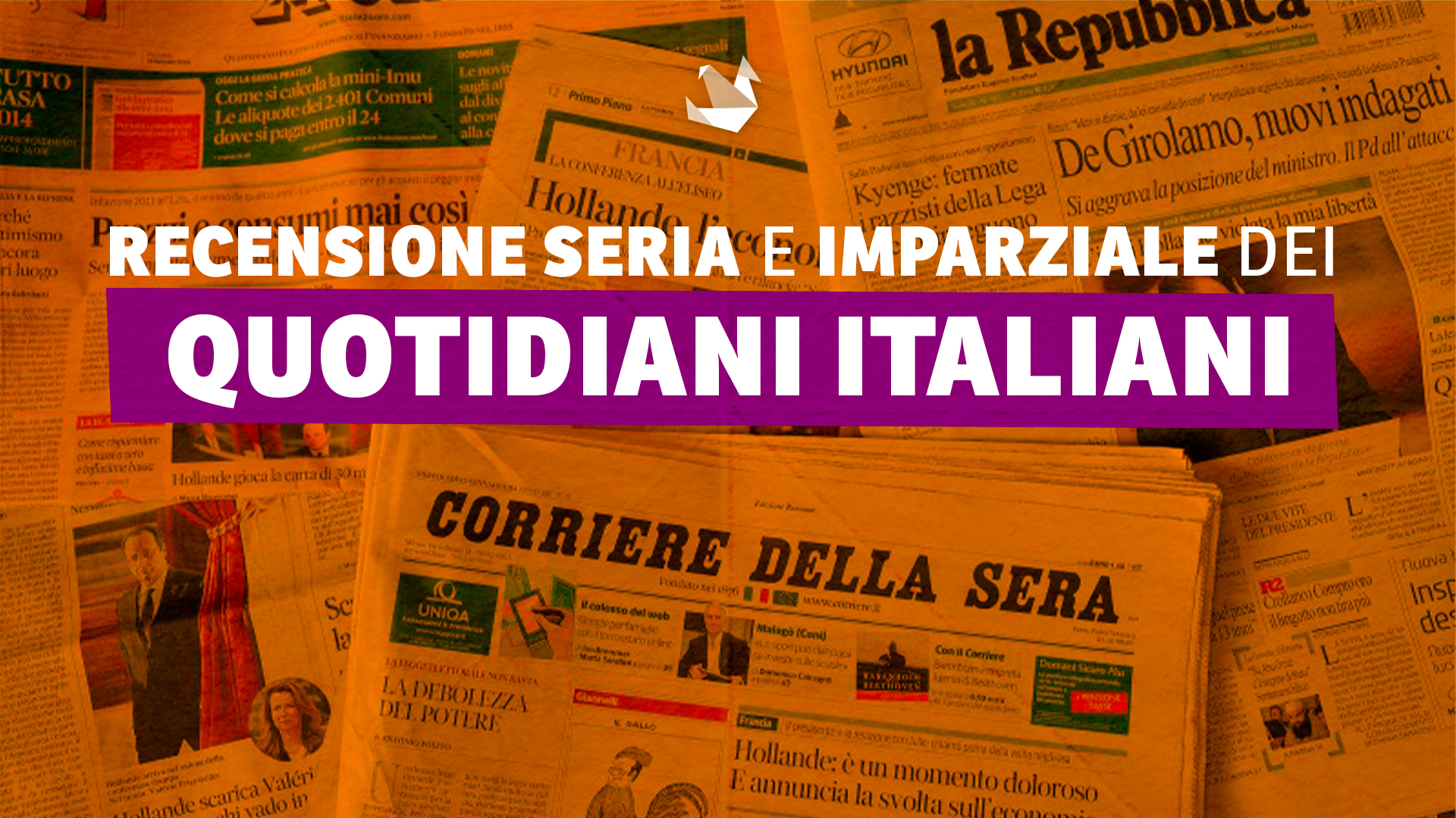 Recensione seria e imparziale dei quotidiani italiani